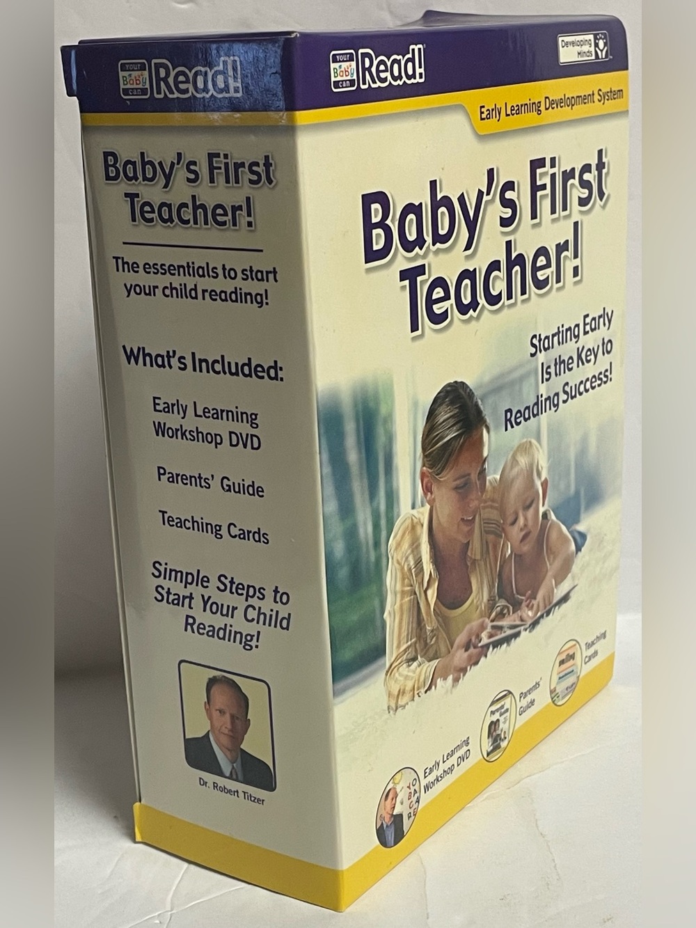 Baby's First Teacher - Your Baby Can Read! Deluxe Set DVDs Books Cards